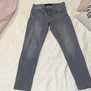 Express gray jeggings